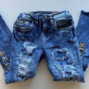 Forward Demin Kids 3T saints and sinners distressed jeans